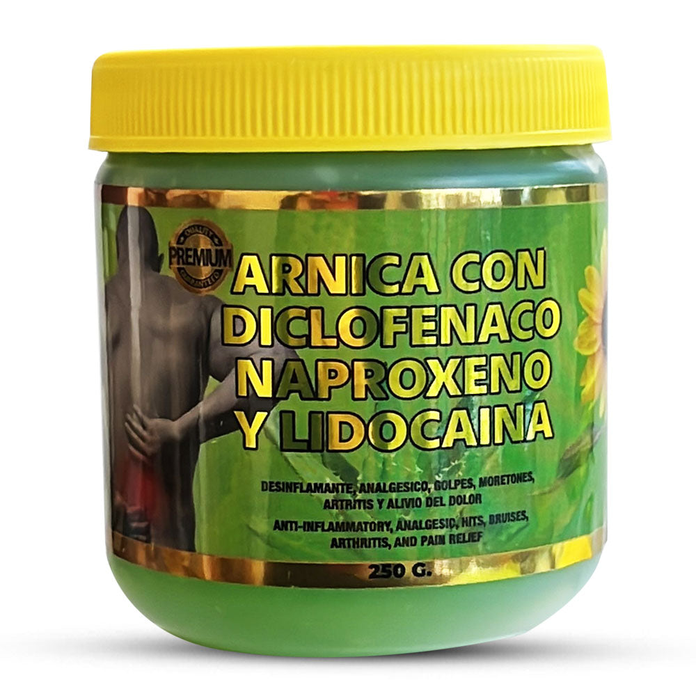 1 Gel Arnica Mexicana 250g Pomada Rapido Support Desinflamante Hecho en  Mexico