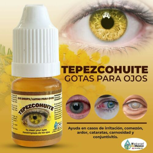 Gotas de Tepezcohuite Eye Drops para limpiar y cuidar tus ojos Natural –  Natural de Mexico USA