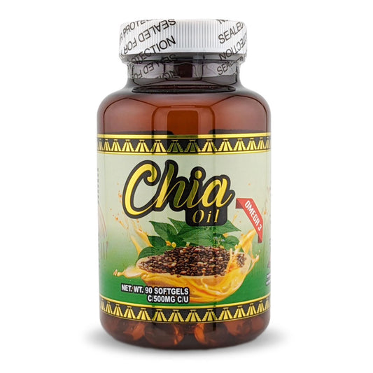 Suplemento Aceite de Chia Oil Omega 3 90 soft gels.