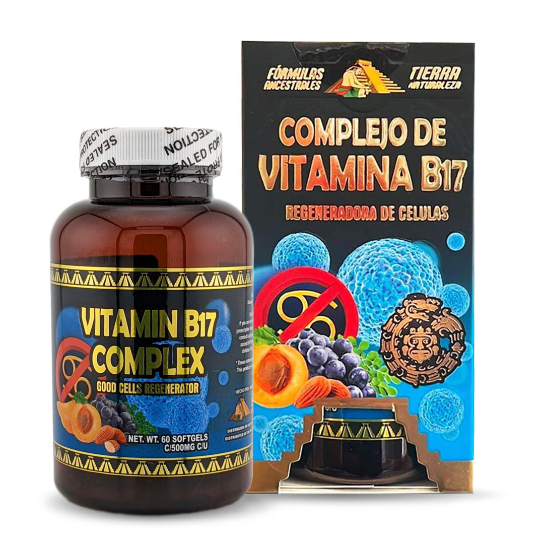 Suplemento Complejo de Vitamina B17 Regenerador de Celulas 60 soft gels