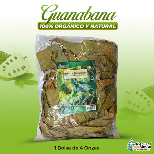 Hojas de Guanábana Guanabana 4 onzas Te Tea 4 Oz.