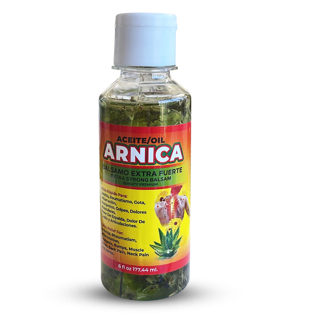 Aceite de Arnica Extra Forte Arnica Oil 6 Oz.