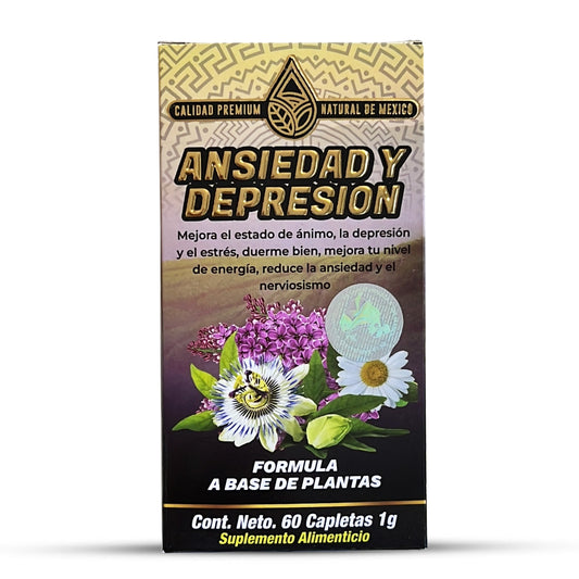 Suplemento Ansiedad y Depresion Supplement 60 Caplets