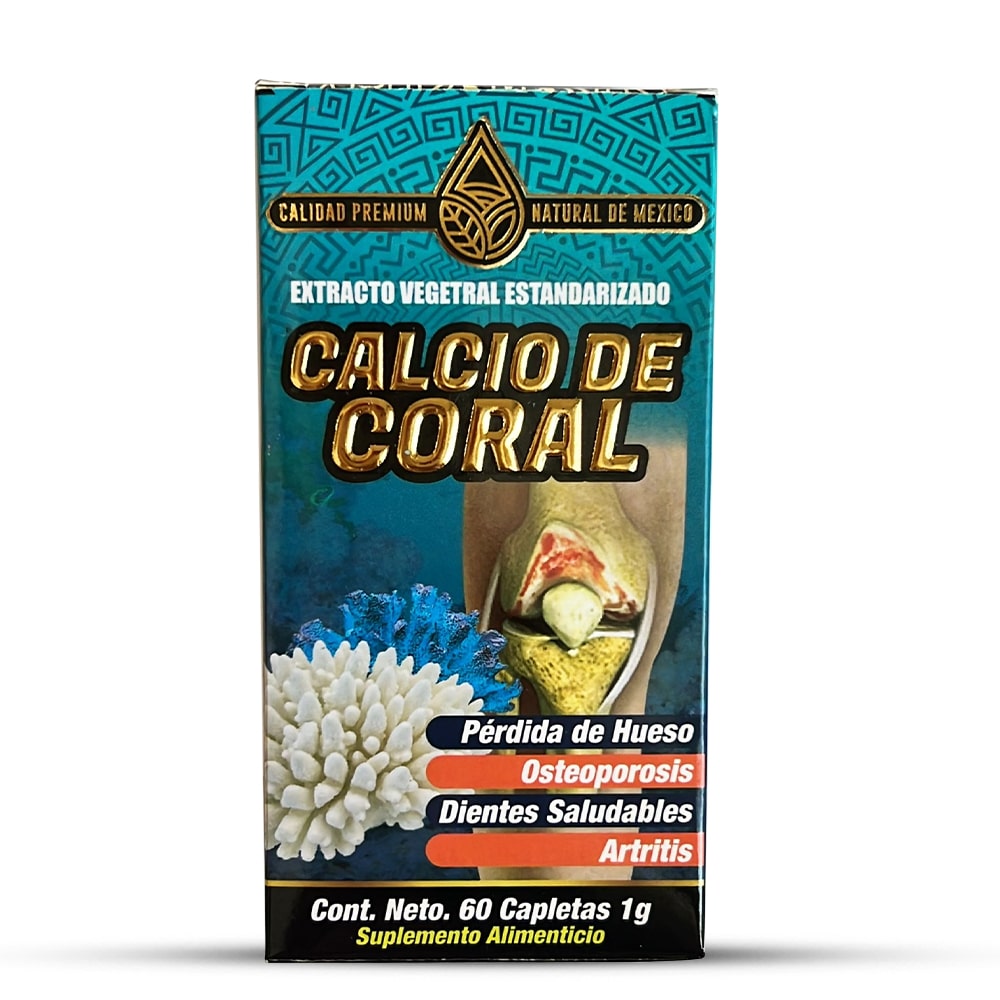 Suplemento Calcio de Coral Coral Calcium Supplement 60 Caplets