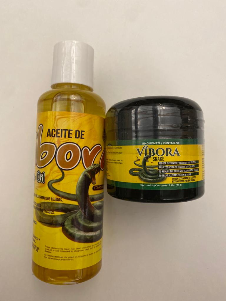 Aceite y Unguento de Vibora Ointment Snake Oil