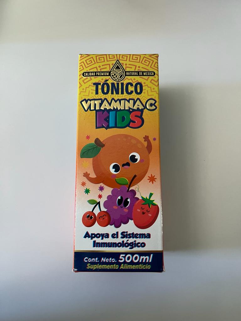 Tonico Bebible Vitamina C Kids Apoya Sistema Immunologico 500ml