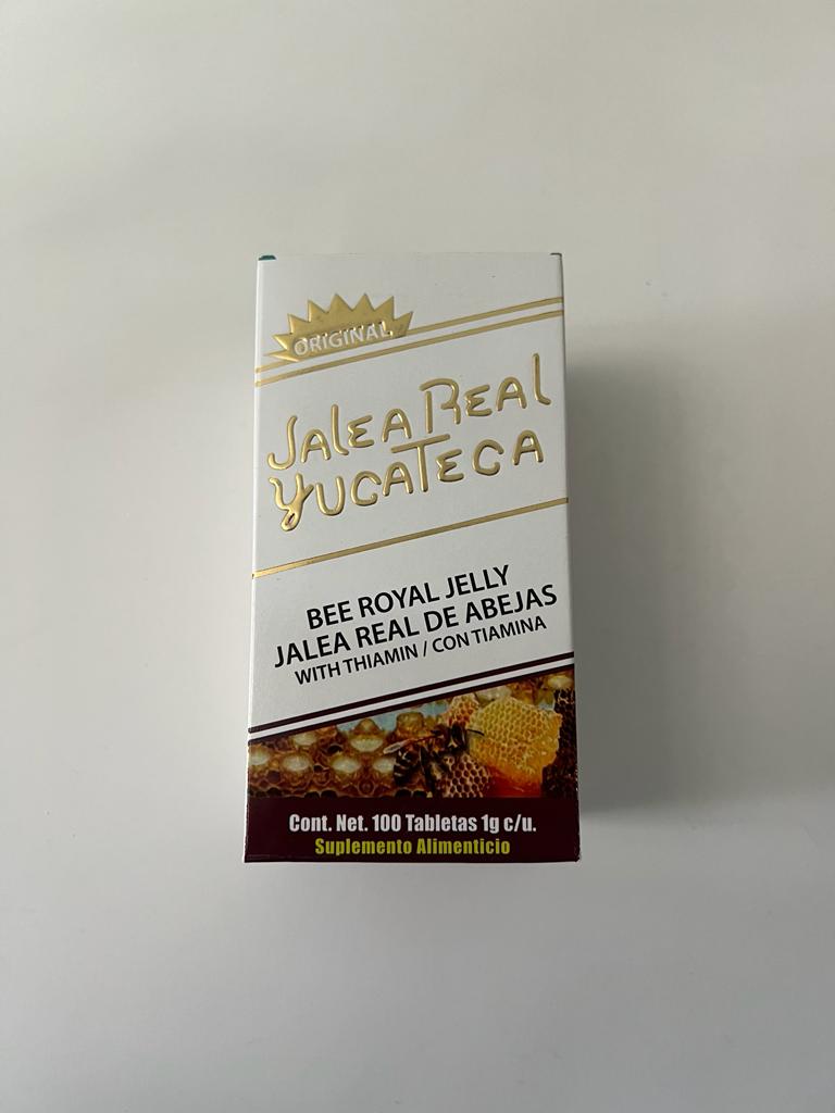 Suplemento Alimenticio Jalea Real Yucateca Con Tiamina 100 Tabletas