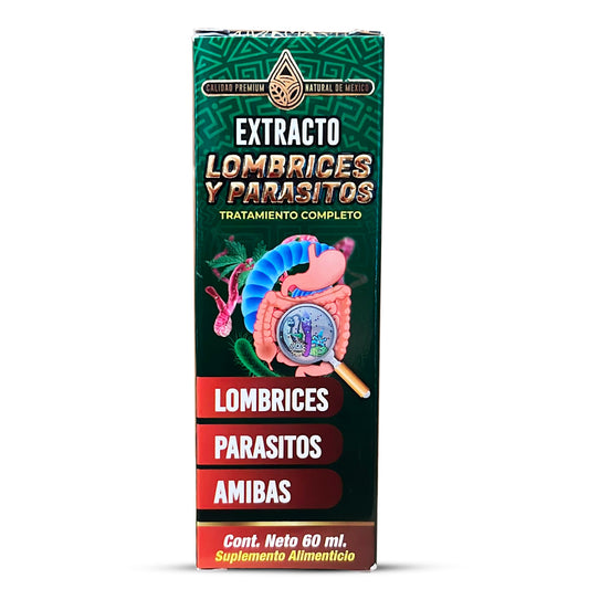 Extracto Lombrices y Parasitos Worm and Parasites Treatment 60 Ml.