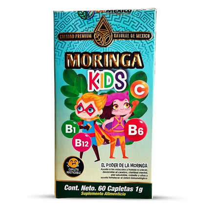 Suplemento Super Immune Kids Moringa Supplement 60 Caps