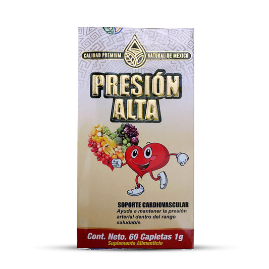 Suplemento Presion Alta High Blood Pressure Supplement 60 Caplets