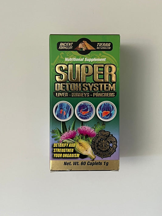 Suplemento Super Detox System Tierra Naturaleza 60 Caplets