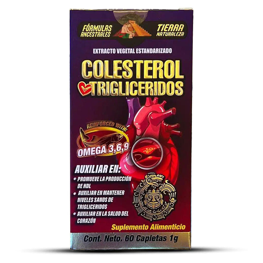 Suplemento Colesterol Y Trigliceridos Tierra Naturaleza 60 Caplets