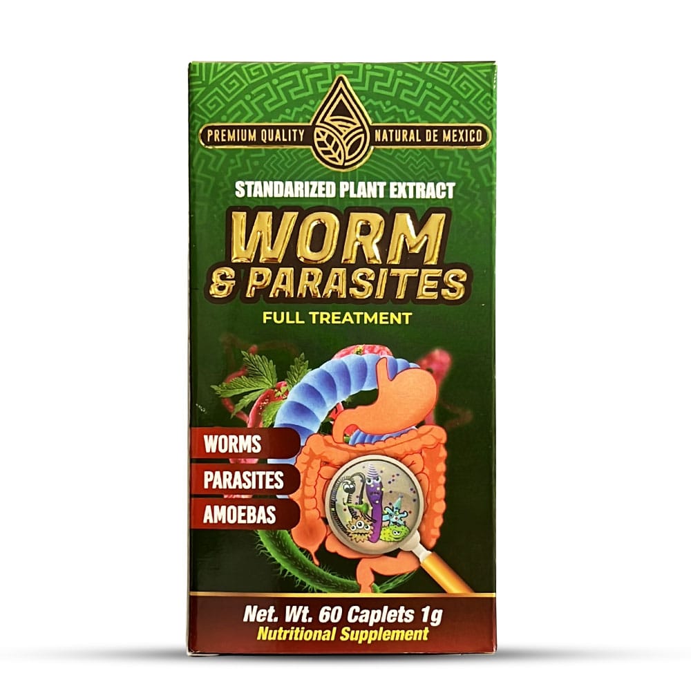 Suplemento Saca Lombrices Worm Supplement 60 Caplets