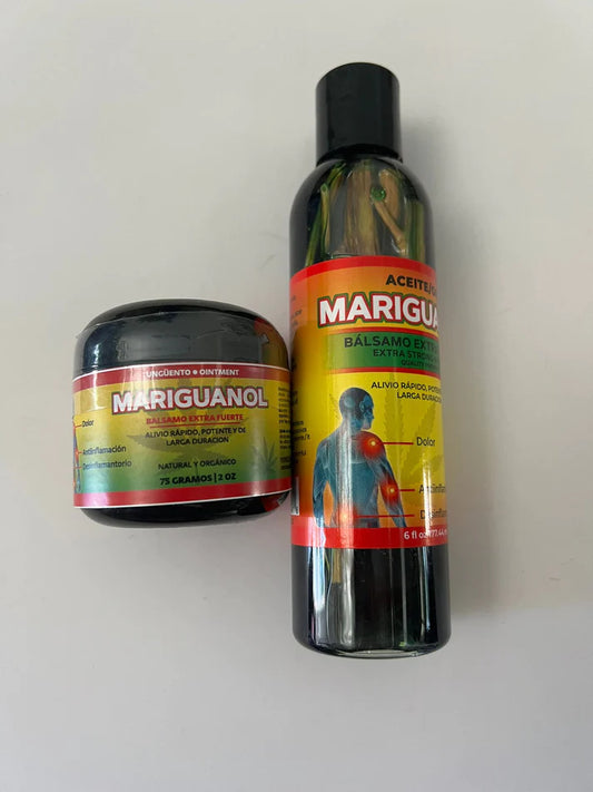 Mariguanol Combo Aceite y Unguento Balsamo Extra Fuerte