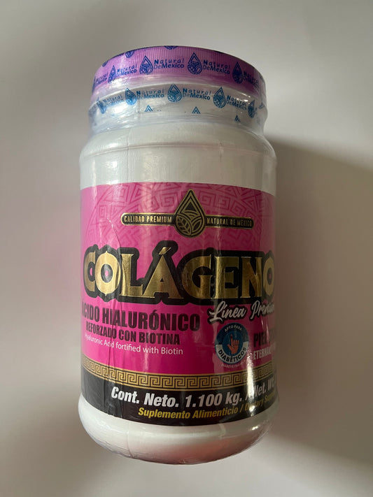 Colagenos en Polvo Acido Hialuronico 1.100 kg. / Net. Wt. 2.42 lb.