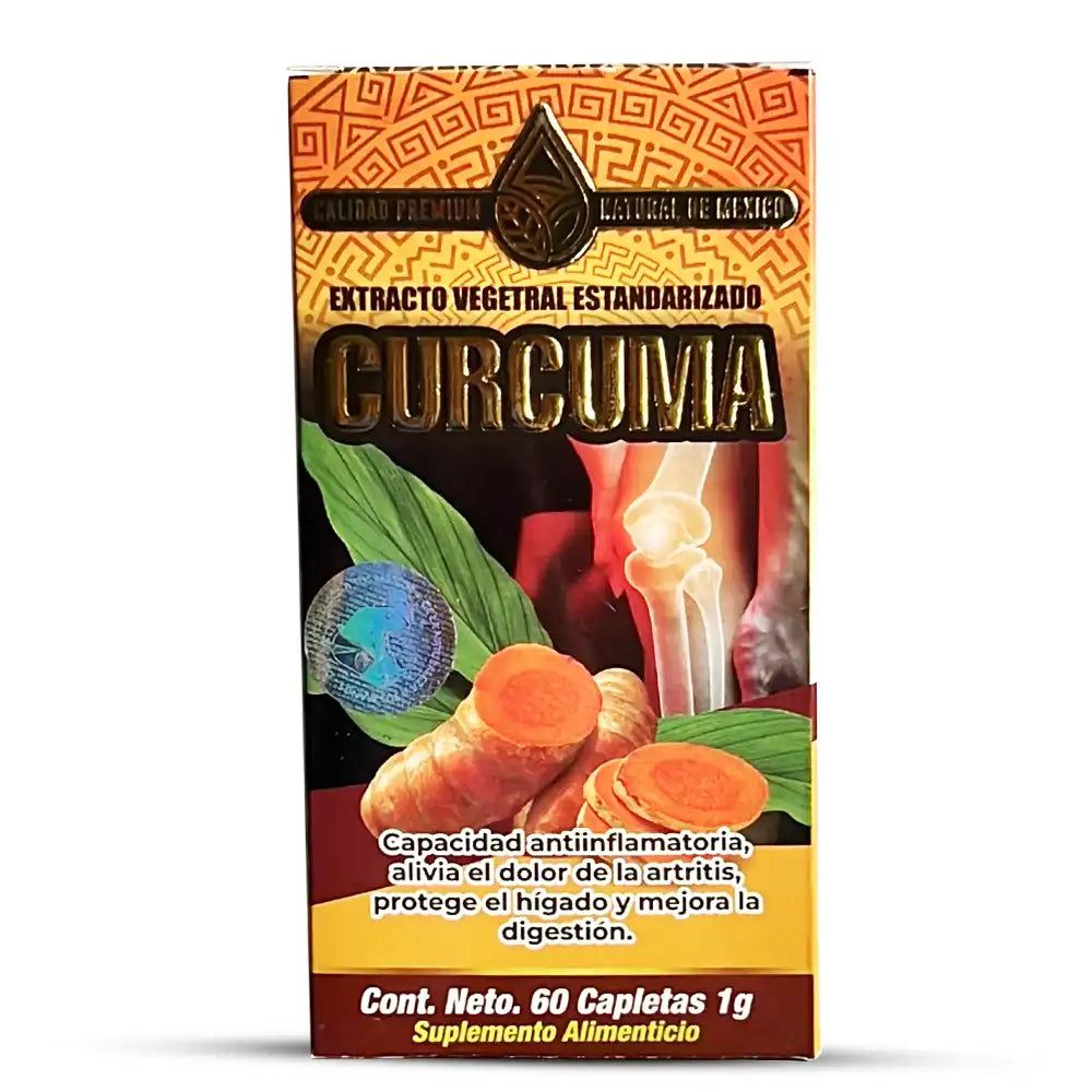 Suplemento Curcuma Turmeric Supplement 60 Caplets