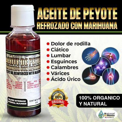 Combo Oils of Peyo, Mariguanol , Arnica with Diclo and Hemp Oil for Pain